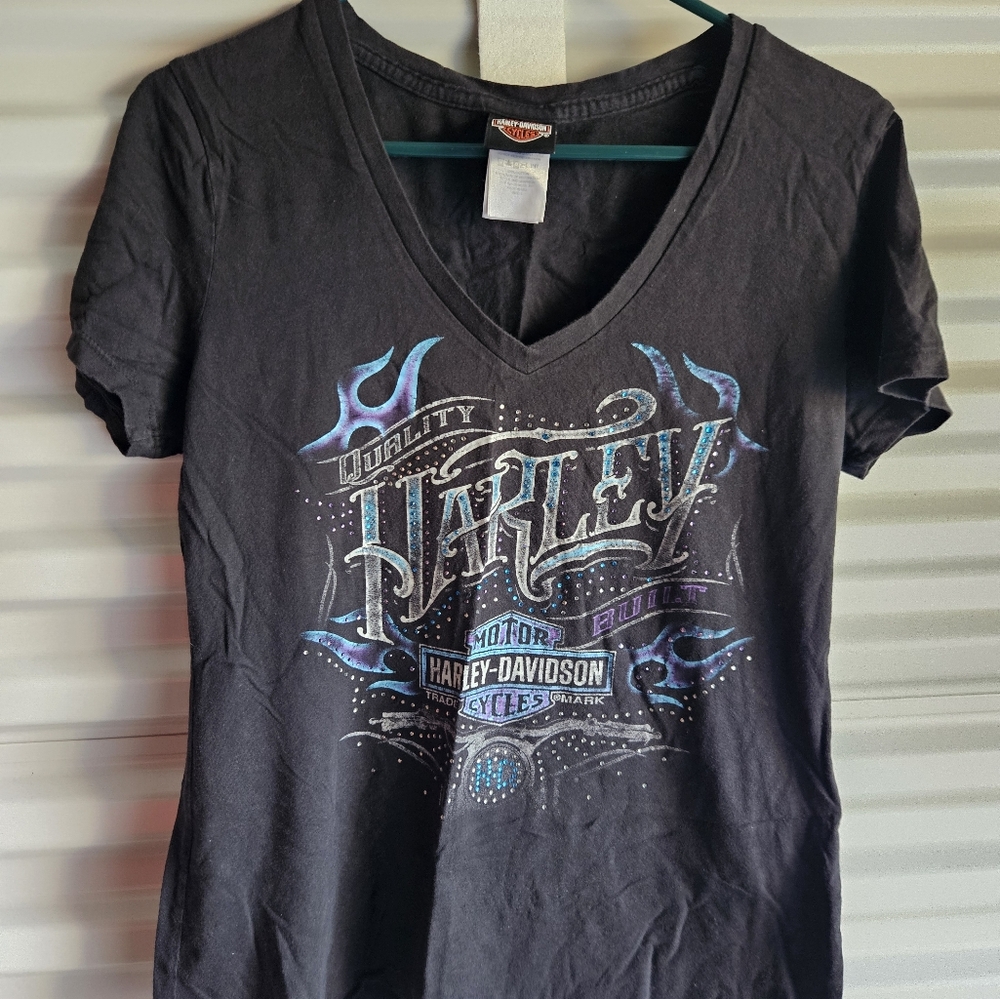 Harley-Davidson Black Graphic T-Shirt